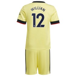 Camisola Arsenal Willian 12 Criança Equipamento Segundo 2021-2022 Manga Curta